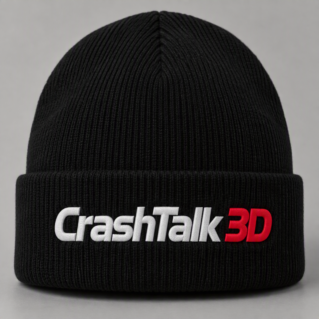CrashTalk 3D Embroidered Beanie